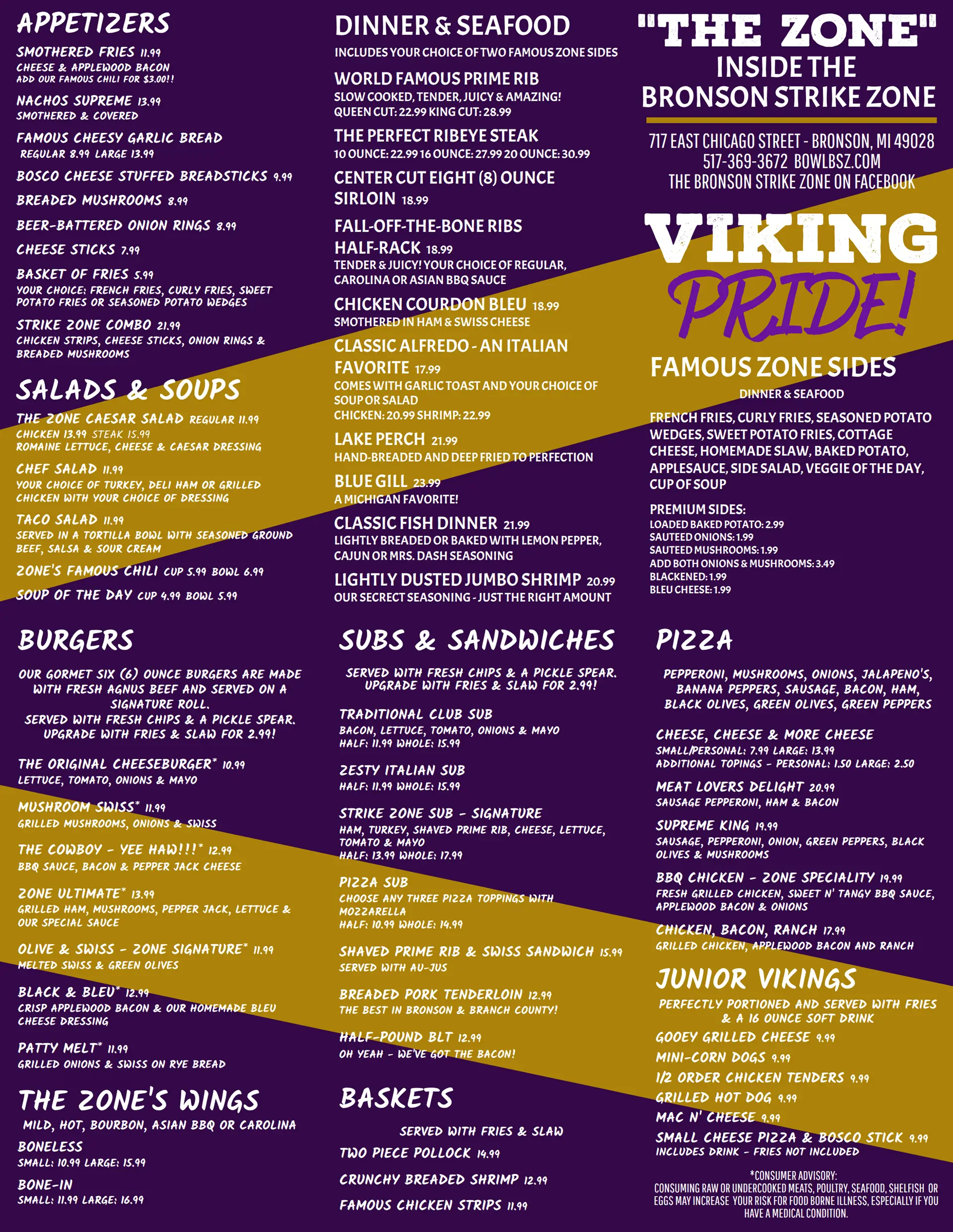 The Zone Menu
